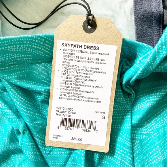 PRANA Skypath Dress Teal Riptide NWT - Picture 6 of 13